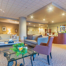 Lobby looking toward reception